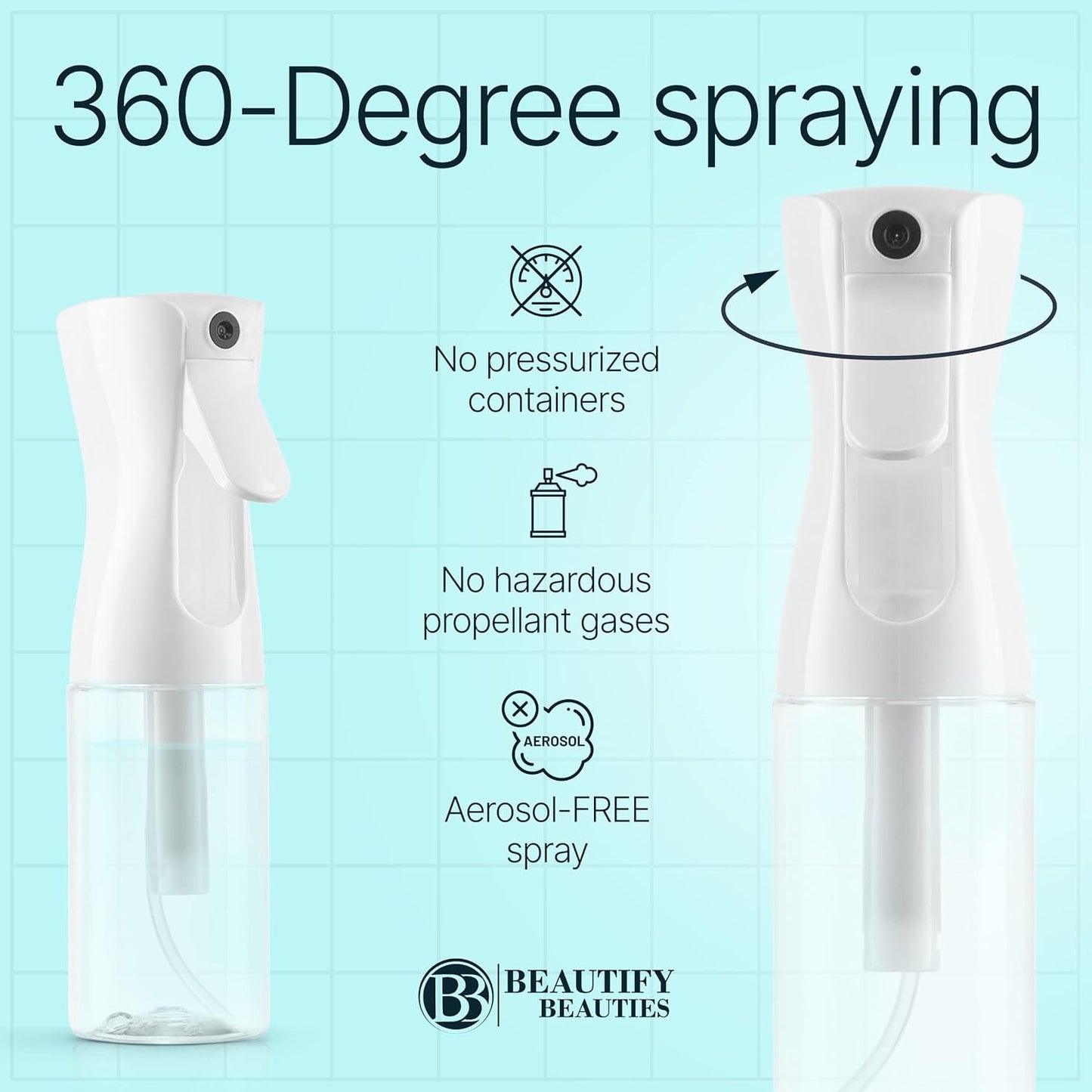 Multi Purpose Spray Bottle – Perfect For Hairstyling, Cleaning, Plants,  & Skin Care